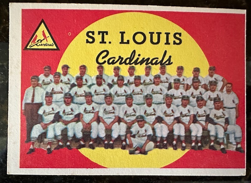 1959 Topps St Louis  Cardinals Baseball Card #223