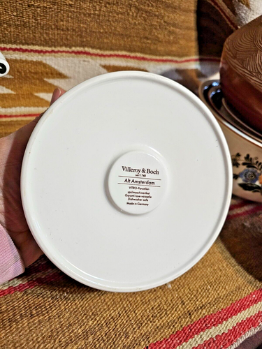 ÄLTERER Villeroy & Boch Alt Amsterdam 13" ÜBERDACHTER TUREEN & HEIZSTÄNDER Neuwertig Neu aus altem Lagerbestand - Bild 8 von 9