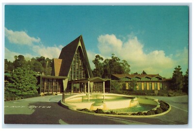 1960 Sunset View Cemetery Mortuary Crematory Colusa Berkeley California Postcard