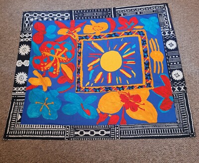 MANTERO EXCLUSIV GROSSARTIGES SHAL PAREO SONNE BLUMEN COTTON NEU OVP