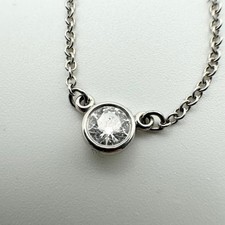 Tiffany By the Yard Diamond Necklace in PT950, Women's, Diamond, PT950