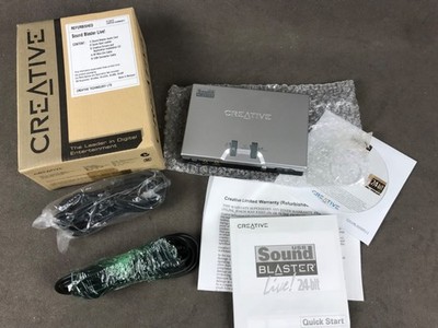 Creative Sound Blaster Live! 24-Bit External USB Sound Card