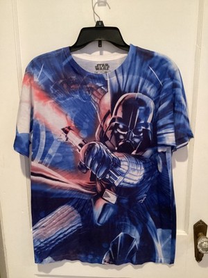 Mad Engine STAR WARS DARTH VADER All Over Printed T-shirt Unisex SZ SM