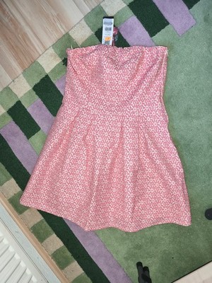 cache cache  Damen KLEID Bandeaukleid blumen  Muster Größe  40  m  rosa