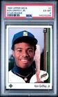 1989 Upper Deck Star Rookie Ken Griffey Jr. #1 PSA 6 RC SP JA Mariners