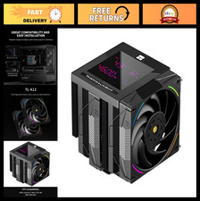 High-Performance CPU Air Cooler, 7 Heat Pipes, Double Tower Design, AM4/AM5/Inte