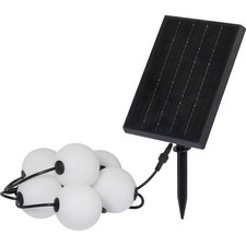 Sygonix SY-6662320 2.4W Solar String Light White, Black
