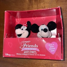Disney Store  Mickey  Minnie Mouse Friends Forever Valentines Mini Plush