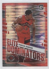 2020-21 Panini Donruss Optic Elite Dominators Red Pulsar Prizm Pascal Siakam #2