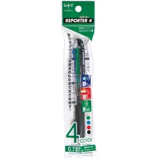4color oil-based ballpoint pen Reporter 4 FCB-132 Transparent pack