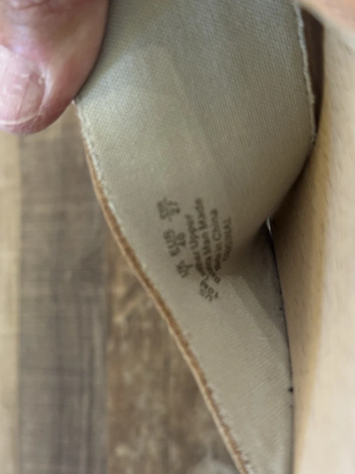 Sandalias Dr Scholls Clásicas Originales Slide Madera CUERO BRONCEADO Talla 10 Foto 4 de 4