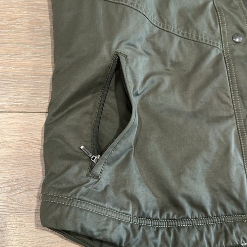KUHL Sage Green Celeste Italian Fleece Lined Waxed Outdoor Sleeveless Vest Large - Picture 9 of 14