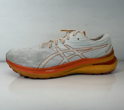 Asics Gel Kayano 29 Mens Size 11.5 Running Shoes White Orange 1011B661