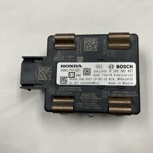 OEM 2019-2022 HONDA ACCORD ADAPTIVE CRUISE DISTANCE SENSOR RADAR 36801-TVA-A17