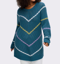 296577^ Sheego Damen Pullover Zopfmuster Ajou...