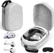 sarlar Hard Carrying Case for Meta Quest 3S/3/Oculus Quest 2 VR Headset
