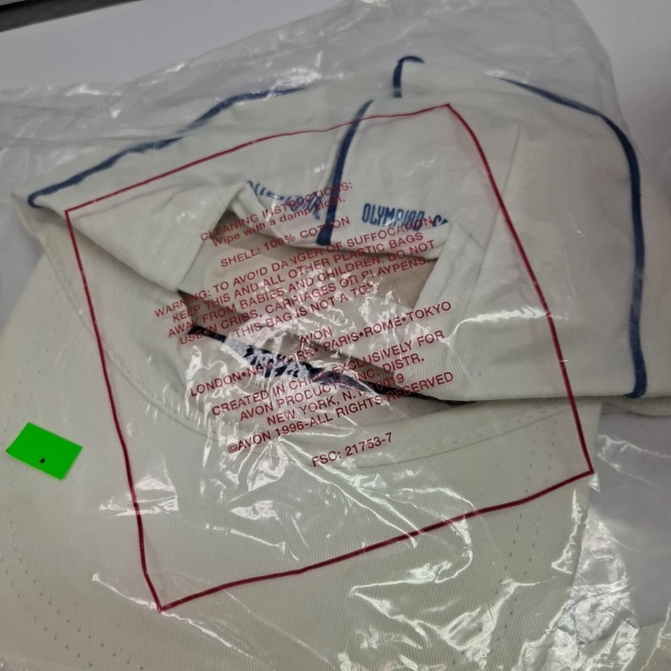 Gorra de béisbol Avon patrocinador de la Olimpiada para mujer Atlanta 1996 Juegos Olímpicos Foto 2 de 4