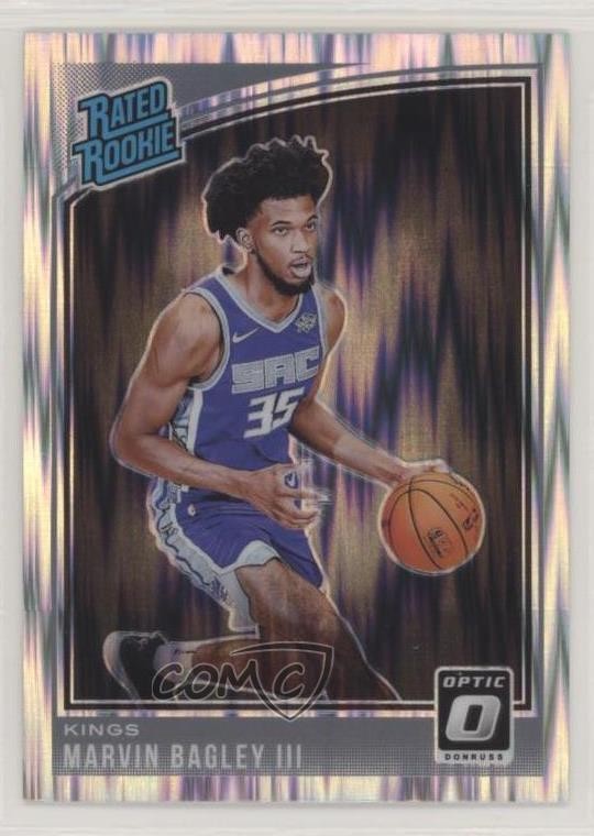 2018-19 Panini Donruss Optic Rated Rookie Shock Prizm Marvin Bagley III #168 u6m