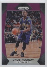 2017-18 Panini Prizm Purple Prizm 42/75 Jrue Holiday #122 0f4i