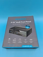 GrauGear 5.25" Multi Front Panel W/ Usb Hub Card Reader & Audio G-MP03CR-AU RT17