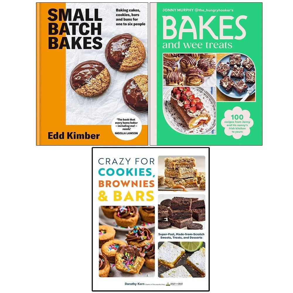 Bakes and Wee Treats(HB), Crazy For Cookies, Small Batch Bakes(HB) 3 Books Set - Image 2