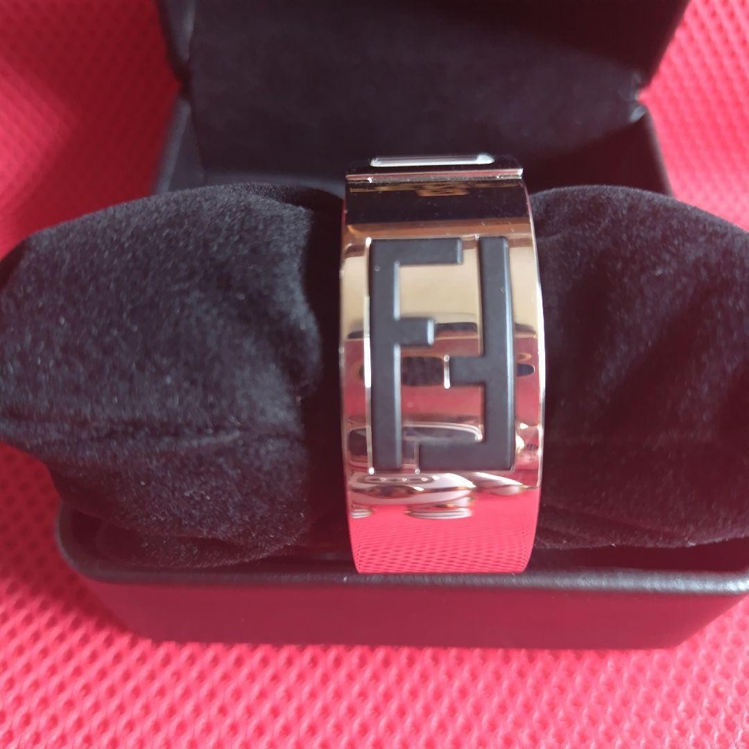 Fendi Silver Rectangular Watch - image 9