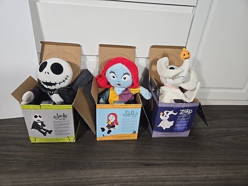 Scentsy Buddy Nightmare Before Christmas Jack Skellington Sally Zero Lot Set 3