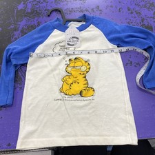 Kids Vintage Garfield Dated 1978 Quarter Sleeve Size 12