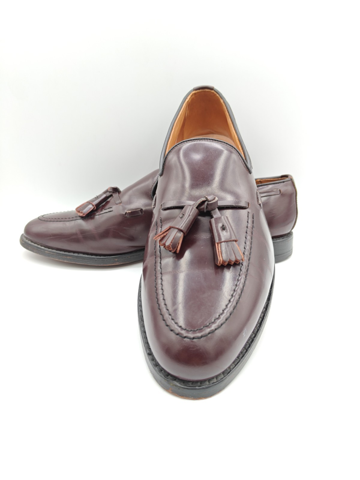 🇺🇲 Allen Edmonds Grayson Tassel Loafers D Brown