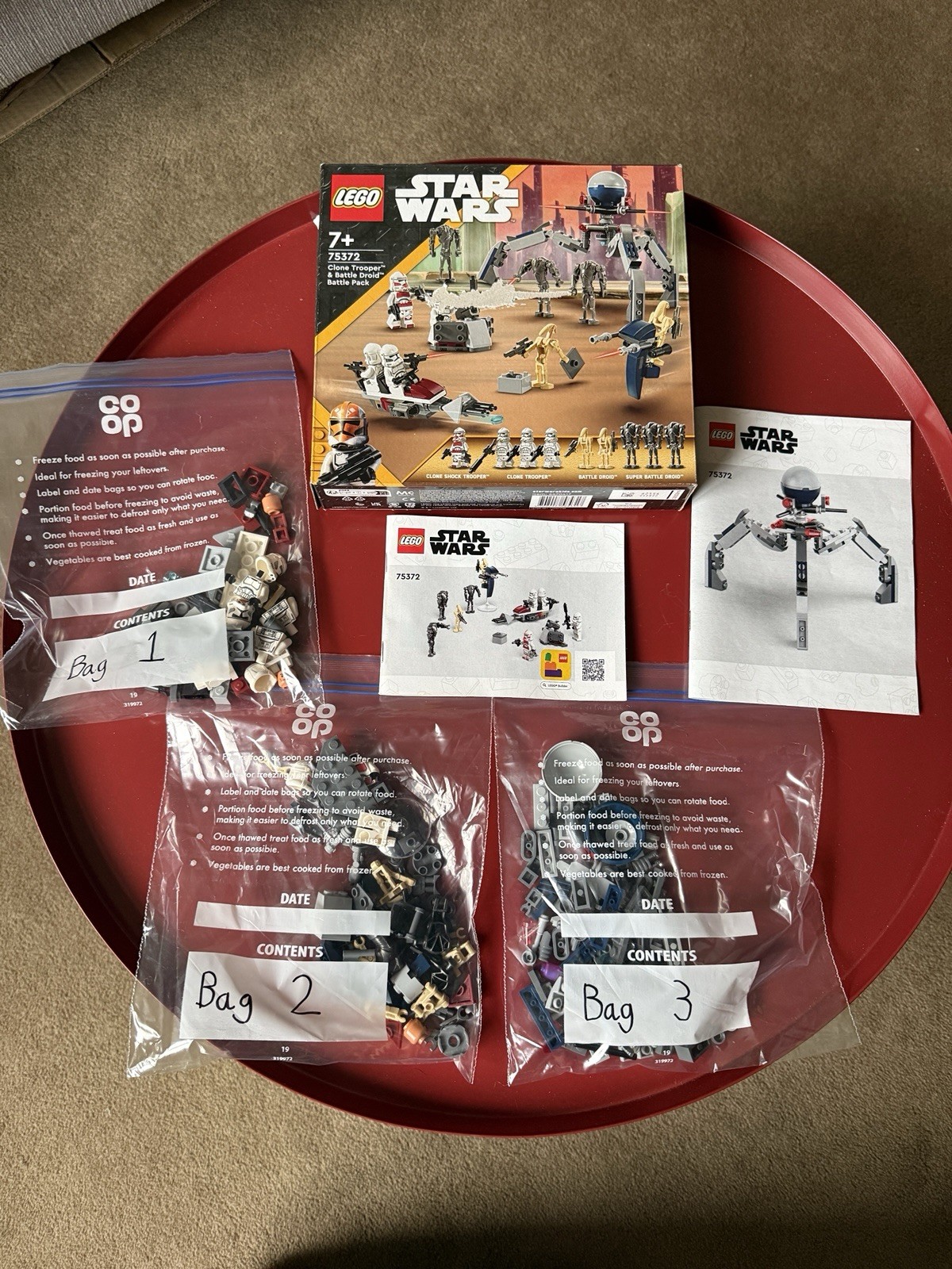 LEGO Star Wars 75372 Clone Trooper & Battle Droid Battle Pack ALL PIECES 2