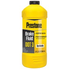Prestone DOT 3 Brake Fluid 32 oz. Pack of 12