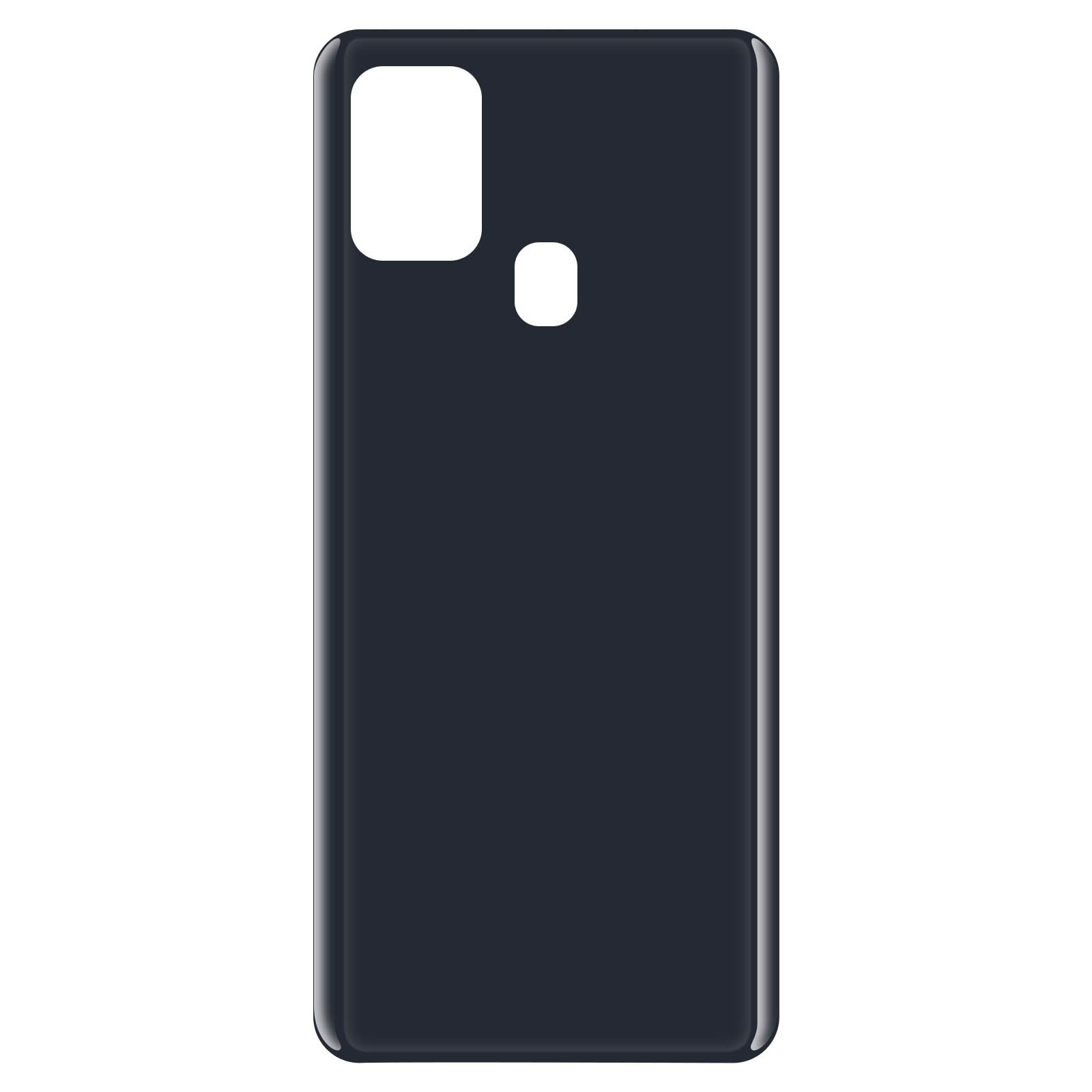 Vitre arrière Galaxy A21s noire : coque de rechange et capot arrière mobile