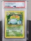 1999 Pokemon Venusaur Holo Rare Base Set 15/102 PSA 5