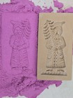 House on the Hill Santa Striped Coat Springerle Cookie Mold Resin 6" Seconds  — photo 1