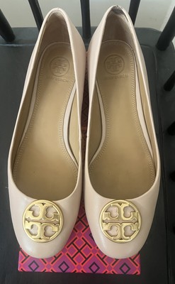 Tory Burch Chelsea Nude Ballet Flat/Nappa Leather, Womens 8 Goan
