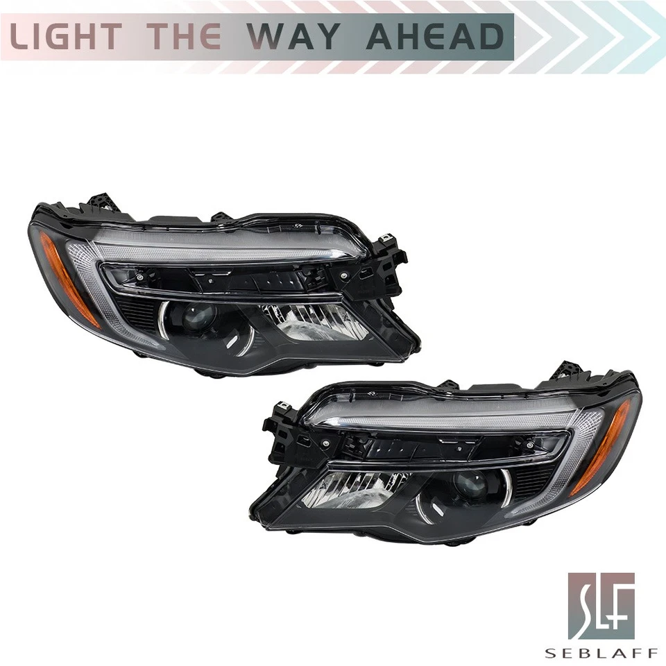 Faros izquierdo+derecho con haz bajo LED+DRL para Pilot ELITE 2016-18 y pasaporte 19-21 Foto 4 de 4