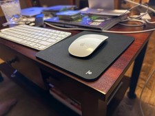 Small Mini Mouse Pad 6x8 Inch Thick Portable Mousepad For Laptop Travel Black