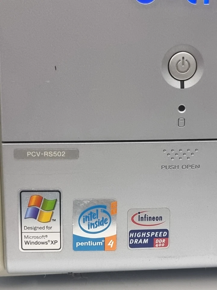 Sony Vaio PCV-RS502 Desktop Retro Pentium 4 3.0GHz 3,25GB DDR1 ATI Radeon - Immagine 3 di 4