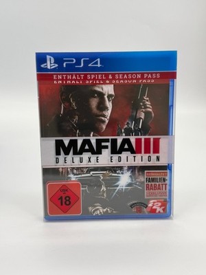 Mafia III Deluxe Edition Sony Playstation 4 Sehr guter Zustand CIB OVP