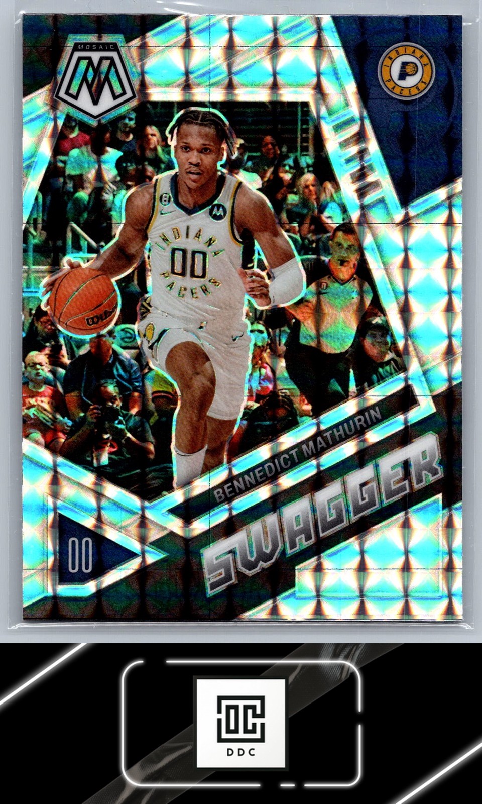 2022-23 Panini Mosaic #13 Bennedict Mathurin Swagger