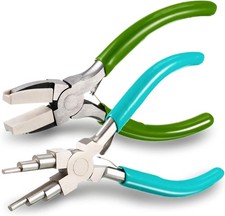 Jewelry wire bending bail making pliers tool