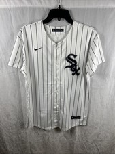 Nike Youth MLB 10 Yoan Moncada Chicago White Sox Baseball Jersey White XL 18/20