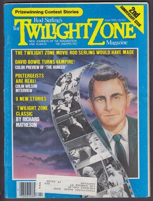 TWILIGHT ZONE David Bowie The Hunger Richard Matheson Colin Wilson 4 1983