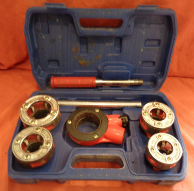 Draper Imperial Ratsche Rohr Gewindeschneidsatz 7-teiliges Set 22498. BSPT Dieheads