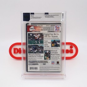 PS2 Game NFL GAMEDAY 2003 FOOTBALL TOM BRADY COVER CGC GRADED 9.6 A+ NEW Sealed!
