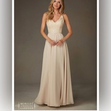 Mori lee Madeline Gardner Style No 122 Blush Pink Bridesmaid Dress Size 20