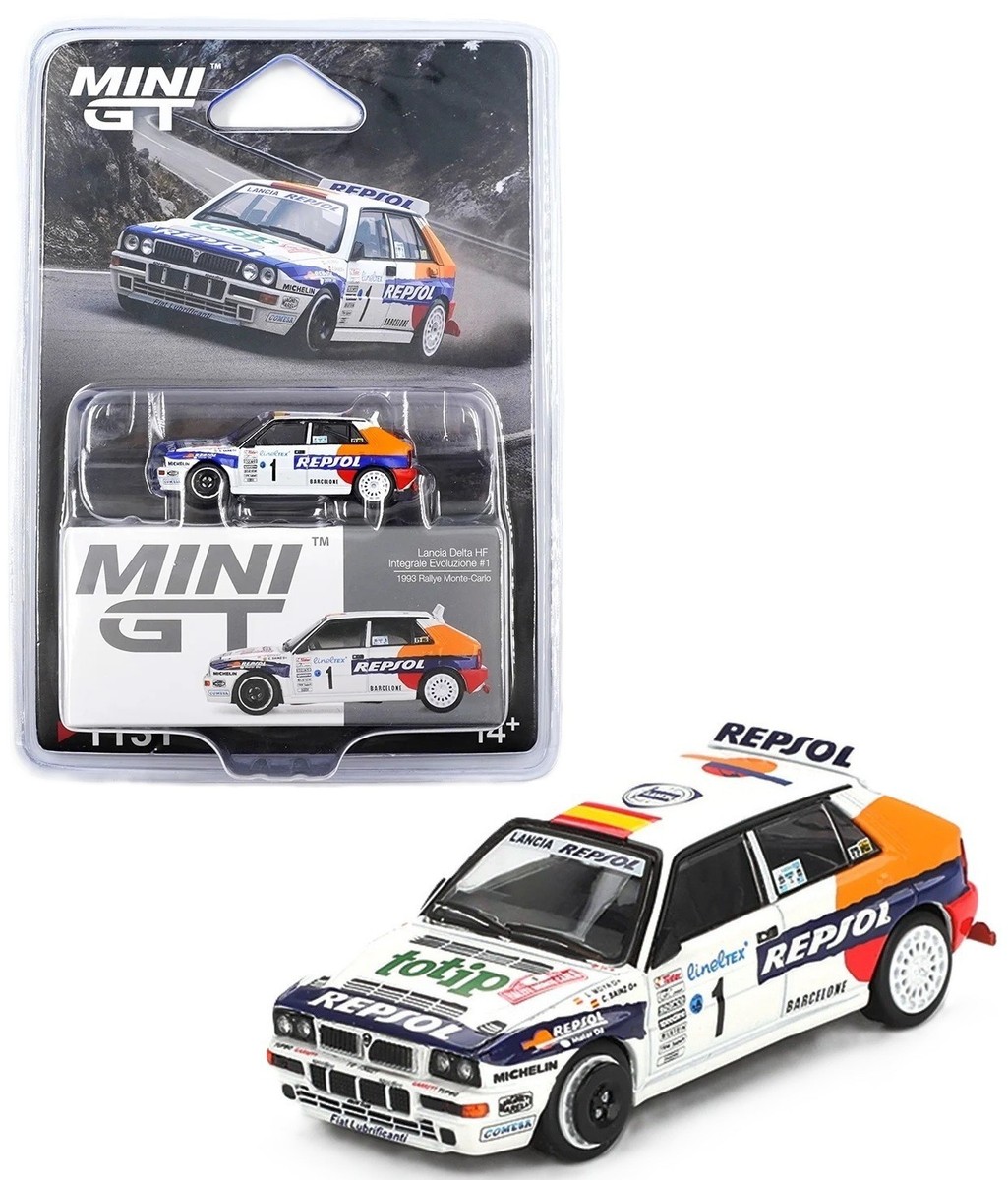 Mini GT 1:64 Lancia Delta HF Integrale Evoluzione #1 1993 Rallye