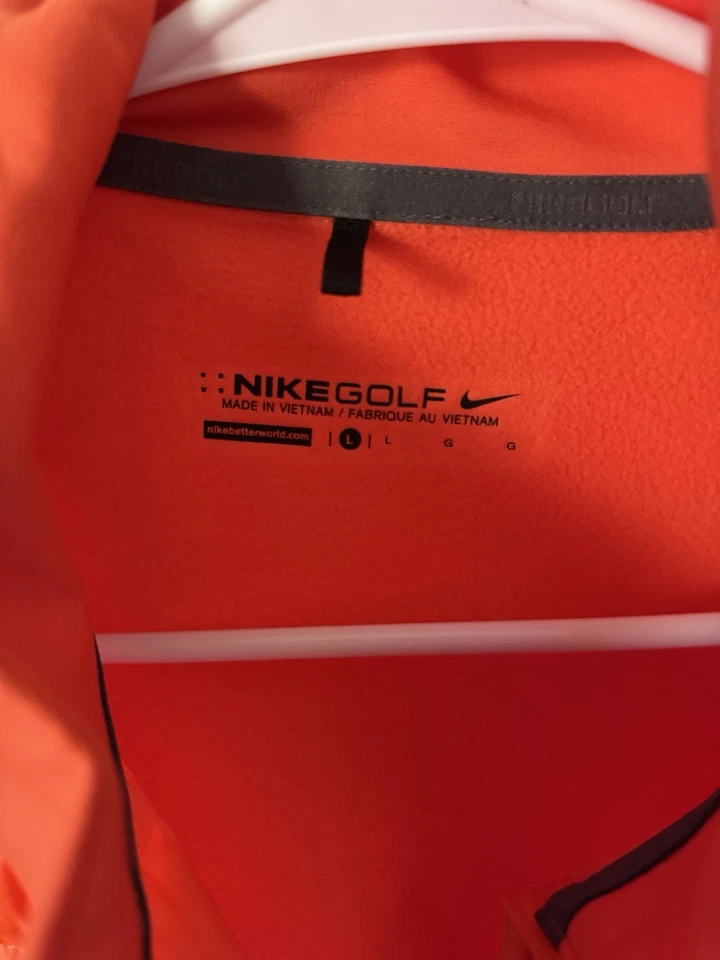 Chaleco acolchado naranja Nike Golf para hombre - talla grande Foto 2 de 3