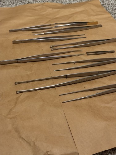 Medical Surgical Stainless Steel Forceps Lot 067 Surgical Instruments - Picture 2 of 11