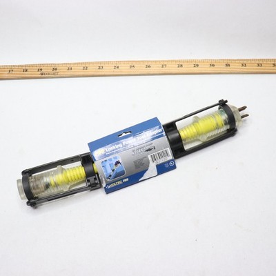 (1-Pk) Voltec Power Tool Adapter Yellow 12/3 STW 5-15P w/E-Zee Lock 1 Ft.
